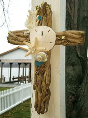 3 DRIFTWOOD CROSSES * PLAIN Ready to Decorate!