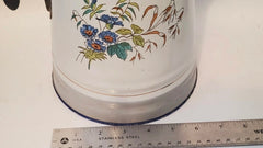 Vintage French Enamel Coffee Pot * RARE STYLE * "Biggins"