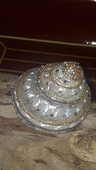 GLAMOUR SHELL with SHIMMERING RHINESTONES and Brilliant SWAROVSKI CRYSTALS