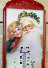 VINTAGE CHRISTMAS STYLE THERMOMETER