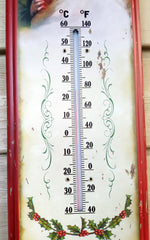 VINTAGE CHRISTMAS STYLE THERMOMETER