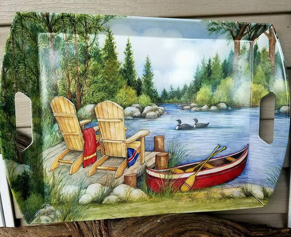 LAKESIDE SERVING TRAY BY KELLER-CHARLES