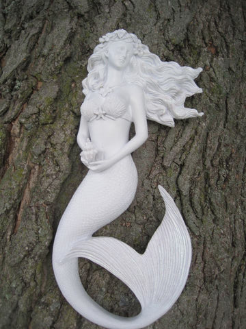 MAGIC MERMAID *  SHIMMERING WALL ART * 14" LONG - GORGEOUS!