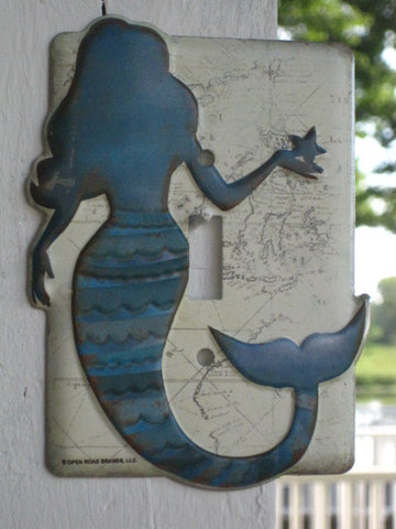 MERMAID Light Switch Cover! * NICE! *  Silhouette Style *