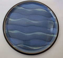 Denby Langley Blue Jetty Water Platter 13" NEW!