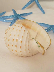 Gorgeous Large Bejeweled Shell Soy Candle - Accented with SWAROVSKI CRYSTALS & RHINESTONES